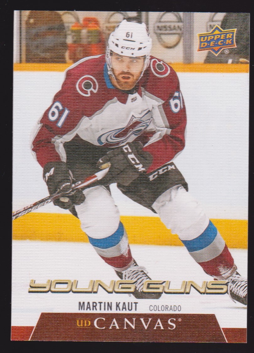 2020-21 Upper Deck Canvas #C219 Martin Kaut Young Guns (image for) 2020-21 Upper Deck Canvas #C219 Martin Kaut Young Guns